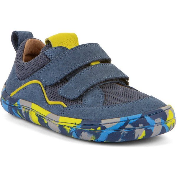 froddo® BAREFOOT BAZE Barfußschuh Klettschuh, Sneaker, Freizeitschuh mit bunter Laufsohle