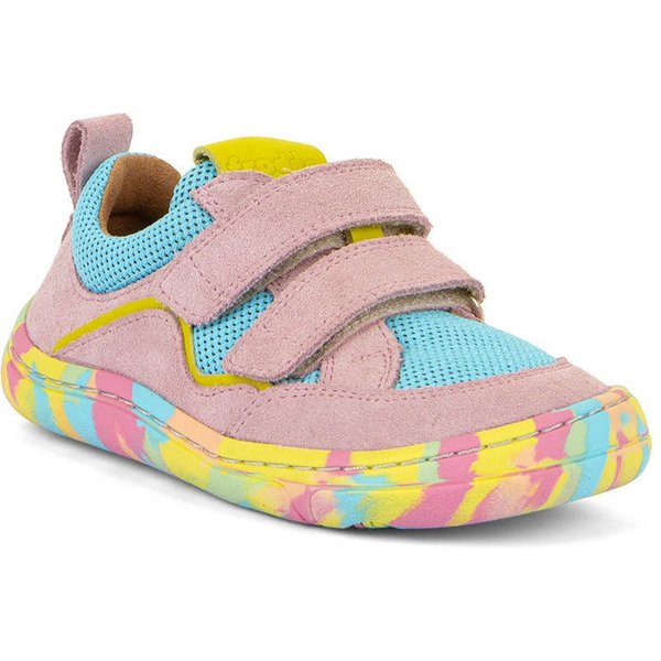 froddo® BAREFOOT BAZE Barfußschuh Klettschuh, Sneaker, Freizeitschuh mit bunter Laufsohle
