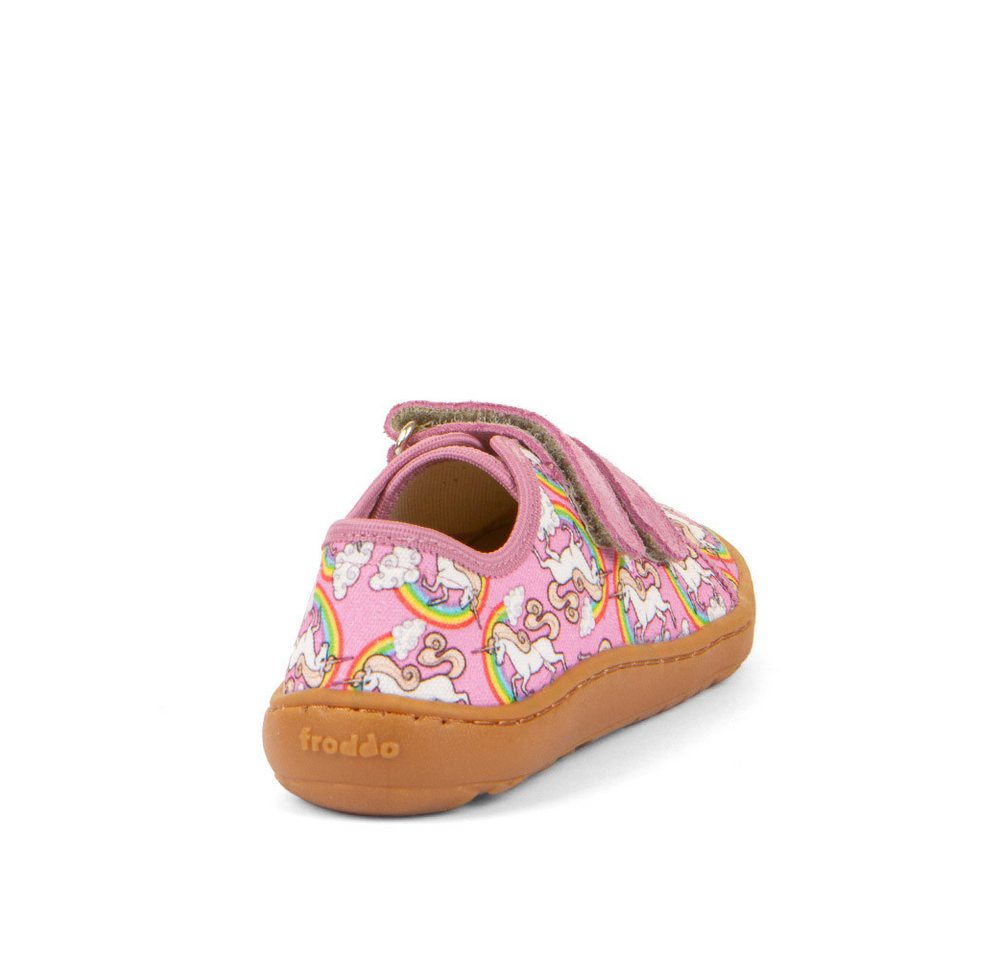 froddo® BAREFOOT CANVAS Barfußschuh Sneaker, Klettschuh mit Baumwollfutter, Klett-Hausschuh – Bild 3 von 5