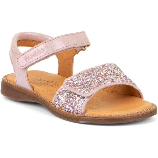 froddo® Lore Sparkle Sandale Sommerschuh, Klettschuh, Sandalette, mit zwei Klettverschlüsse