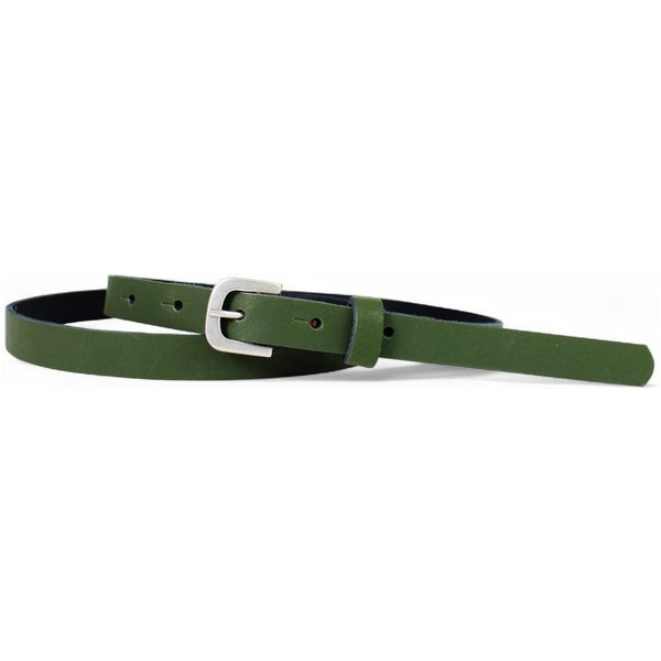 FRONHOFER Taillengürtel Damen Rindsleder (1-St) Schmal, versilbert, Made in Germany