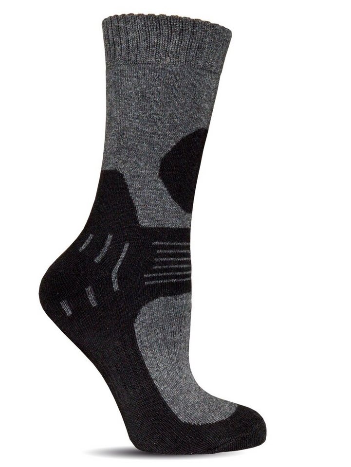 Frostfighter Socken Herren Wintersocken, Thermosocken (6-Paar,4 verschiedene Farben) fusselfreies Vollfrottee Innenfutter, dicke warme Socken – Bild 5 von 5