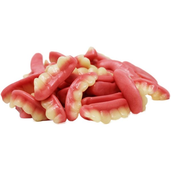 Fruchtgummi Bären & Co. Süßigkeit, Fruchtgummi Zähne aus Schaumzucker und Fruchtgummi Halal 175g