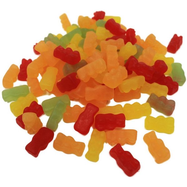 Fruchtgummi Bären & Co. Süßigkeit, Fruchtgummi Bären zuckerfrei festes veganes Fruchtgummi 175g