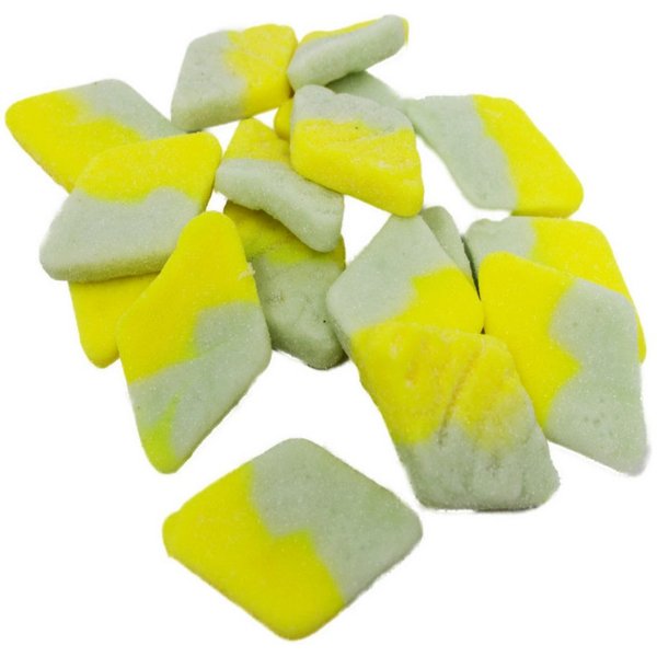 Fruchtgummi Bären & Co. Süßigkeit, Fruchtgummi Tutti Frutti Sour Rombs Rauten sauer gezuckert 1000g