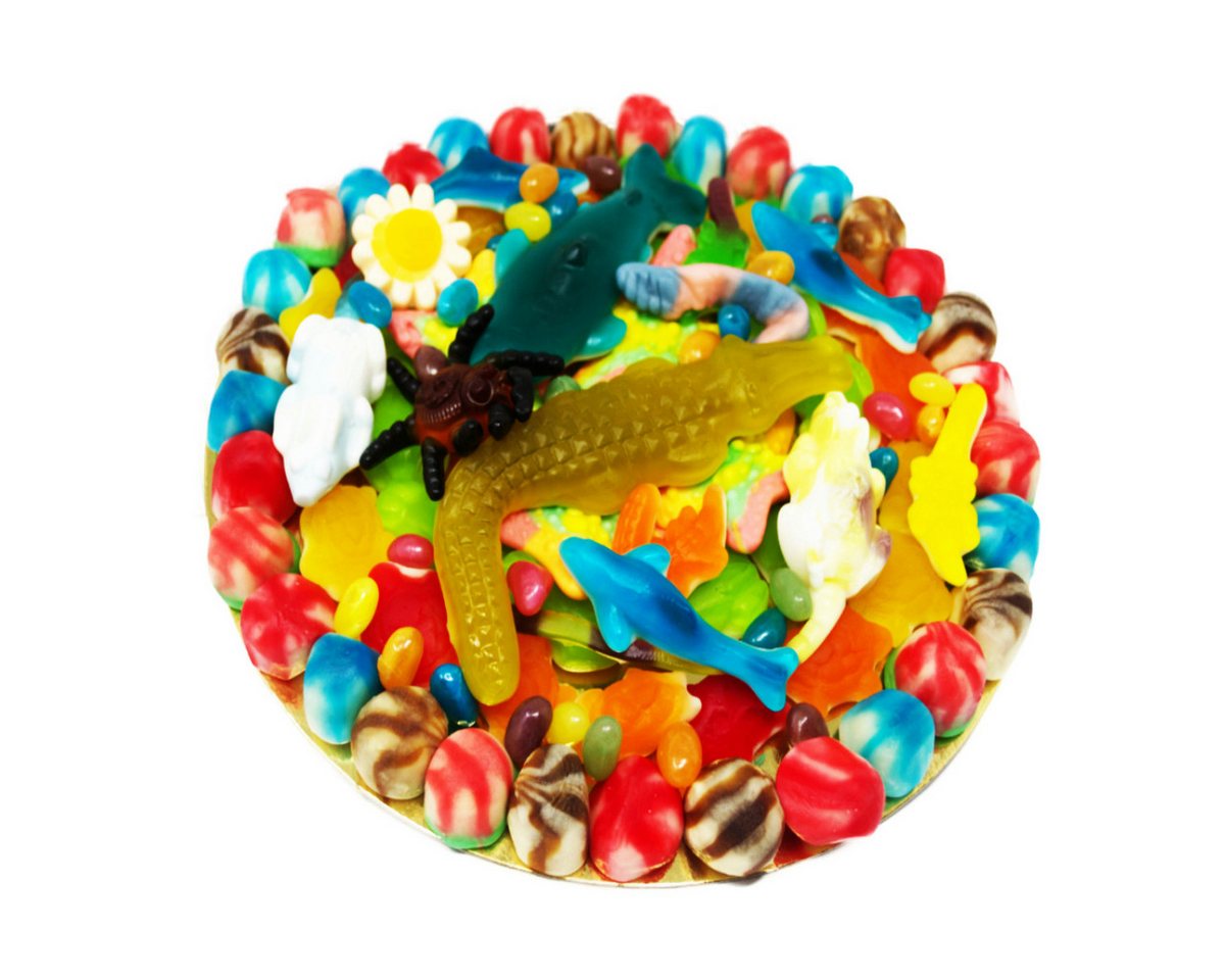 Fruchtgummi Bären & Co. Süßigkeit, Fruchtgummi Zoo Pizza im Pizzakarton luftdicht verschweißt 600g – Bild 2 von 3