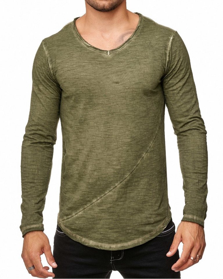 Früchtl Longsleeve mit tiefem V-Ausschnitt – Bild 3 von 4