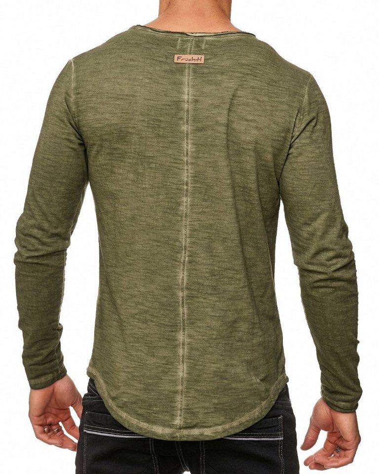 Früchtl Longsleeve mit tiefem V-Ausschnitt – Bild 4 von 4
