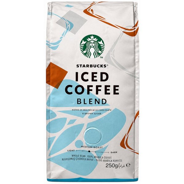 Starbucks Frühstücks-Geschirrset Starbucks® Iced Coffee Blend Medium Roast Whole Beans 100% Arabica