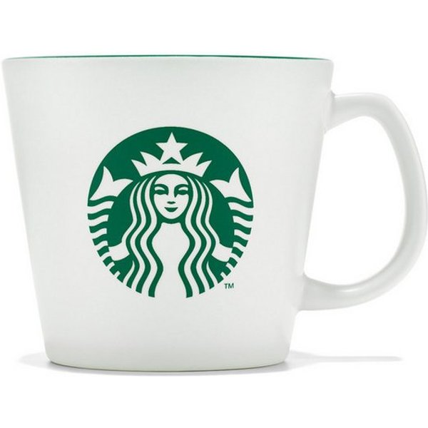 Starbucks Frühstücks-Geschirrset Starbucks Iconic Core Mug Tasse 12oz 356ml weiß mit grünem Logo
