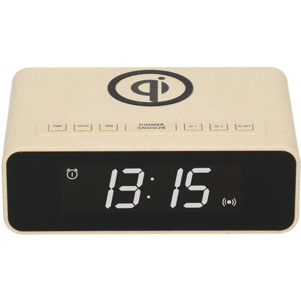 Frugalino Wecker WM3050i Wecker Qi-Ladefunktion, Dimmbares Display, Dual-Alarm