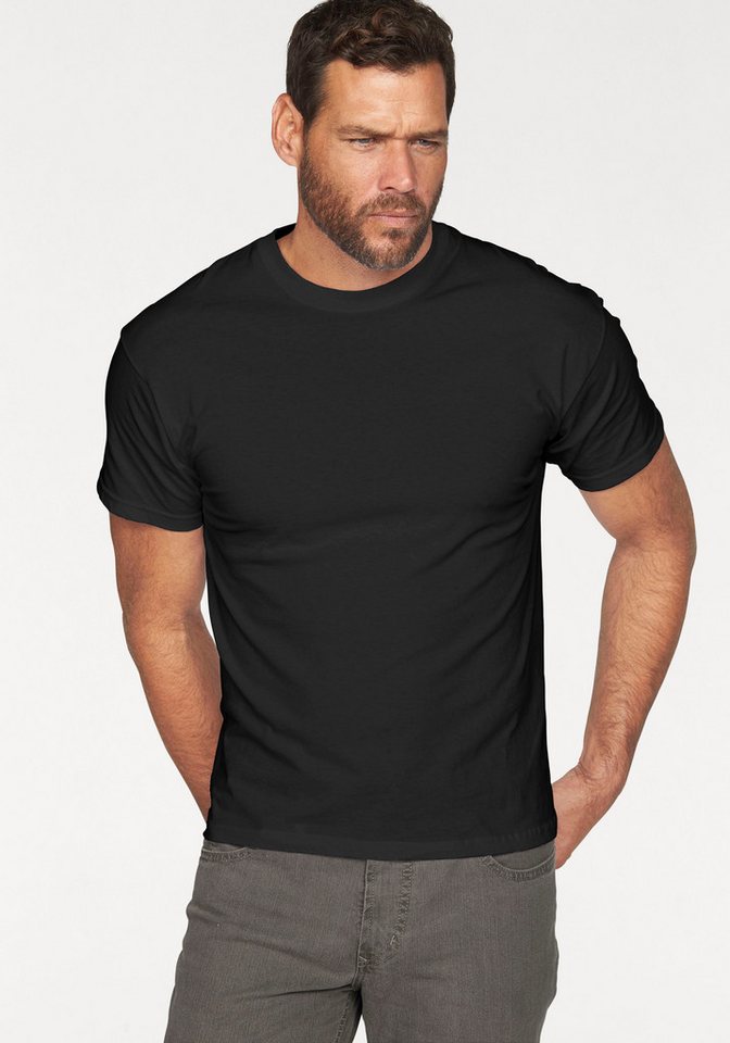 Fruit of the Loom T-Shirt, sechs Stück in unterschiedlicher Farbkomination (Packung, 6-tlg., 6er-Pack) mit Rundhalsausschnitt – Bild 2 von 5