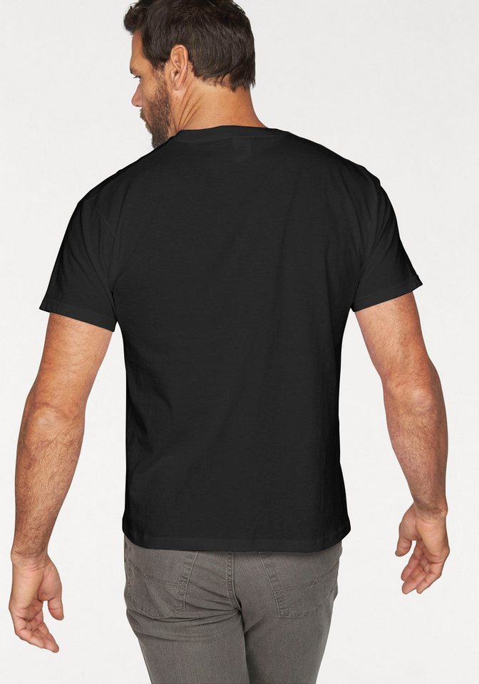 Fruit of the Loom T-Shirt, sechs Stück in unterschiedlicher Farbkomination (Packung, 6-tlg., 6er-Pack) mit Rundhalsausschnitt – Bild 3 von 5
