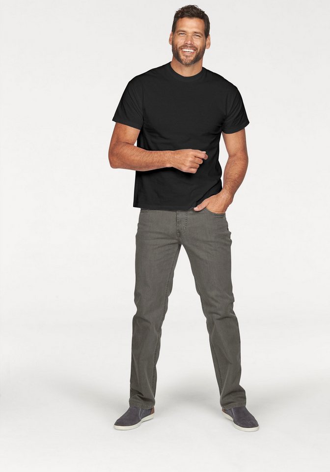 Fruit of the Loom T-Shirt, sechs Stück in unterschiedlicher Farbkomination (Packung, 6-tlg., 6er-Pack) mit Rundhalsausschnitt – Bild 5 von 5