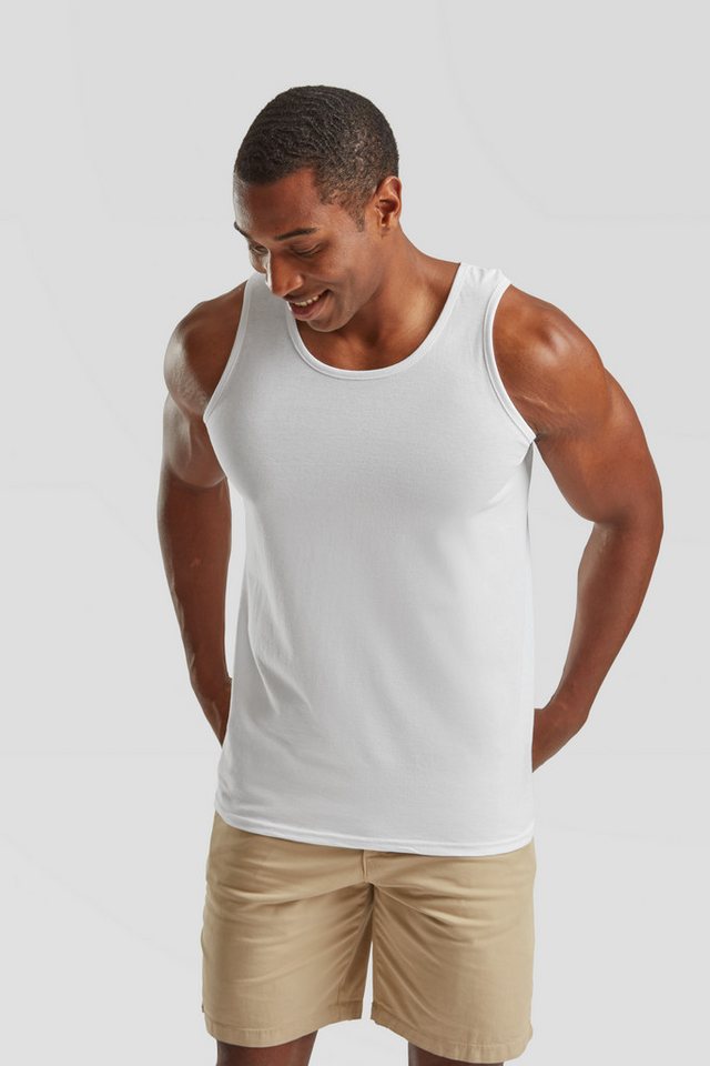 Fruit of the Loom Tanktop (Packung, 2-tlg) aus reiner Baumwolle – Bild 2 von 5