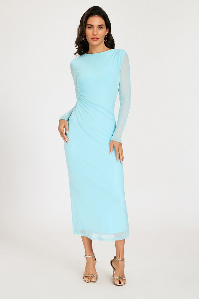 FS Collection Abendkleid Damen Abendkleid Maxikleid Partykleid Langarm Elegant Figurbetont (XS (EU:36 / UK:8) · S (EU:38 / UK:10) · M (EU:40 / UK:12) · L (EU:42 – Bild 4 von 5