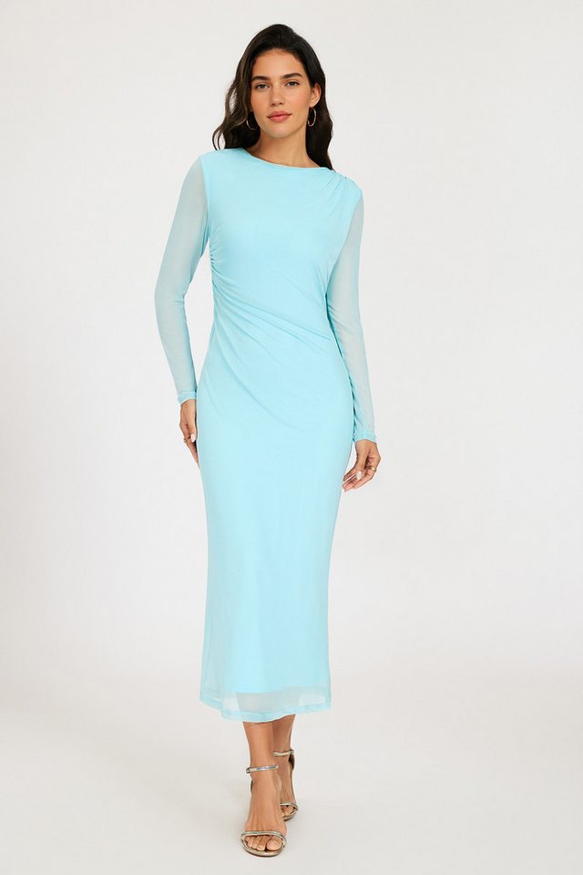 FS Collection Abendkleid Damen Abendkleid Maxikleid Partykleid Langarm Elegant Figurbetont (XS (EU:36 / UK:8) · S (EU:38 / UK:10) · M (EU:40 / UK:12) · L (EU:42 – Bild 5 von 5