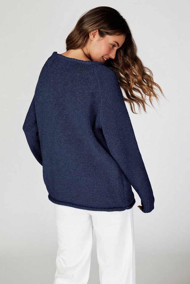 FS Collection Strickpullover Damen Bequemes Pulloveroberteil Pullover-Top – Strickwaren - Pullover (Einheitsgröße) Weicher Strick, vielseitig kombinierbar, Einh – Bild 3 von 3