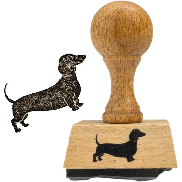 FTWdesign Stempel Dackel Holzstempel