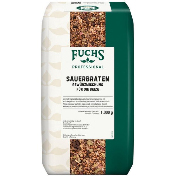 Fuchs Foodservice Gewürz, Fuchs Sauerbraten Gewürzmischung mit traditionelle Aromen 1000g