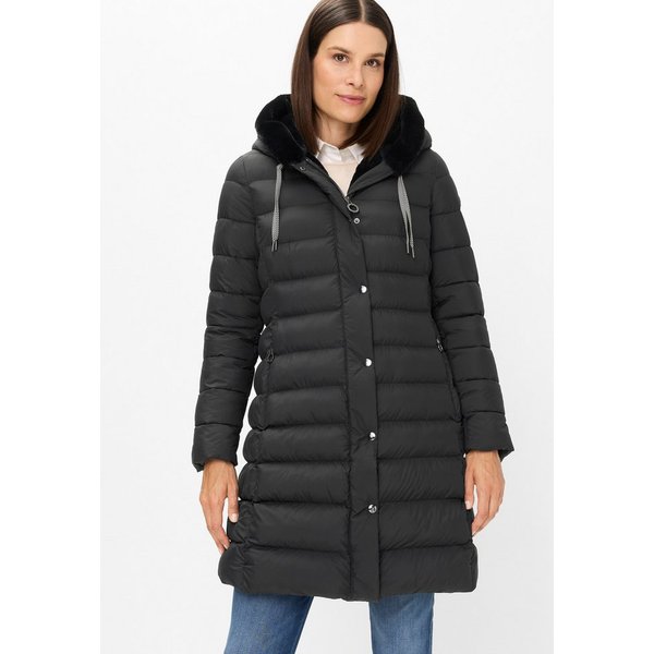 Fuchs Schmitt Steppmantel Steppkurzmantel Kapuze mit Fellimitat, Regular Fit