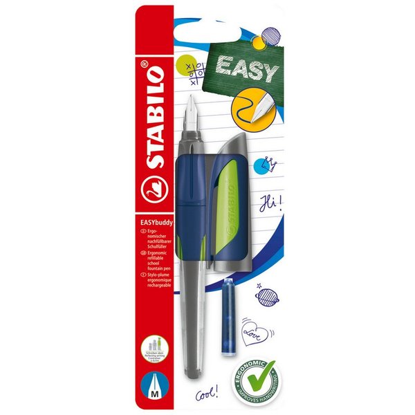 STABILO Füller STABILO EASYbuddy Twilight Sky ergonomischer Schulfüller - Feder M -