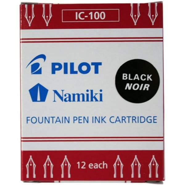 PILOT Füllfederhalter PILOT Tintenpatronen Namiki, für Füllhalter Capless, schwarz