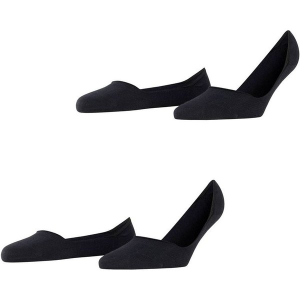 Esprit Füßlinge Esprit Cotton 2-Pack Damen (2-Paar) ein trageangenehmer Baumwollmix