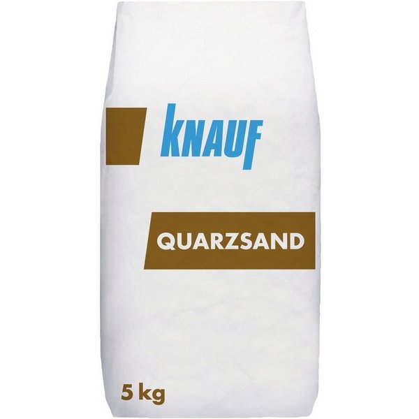 KNAUF Fugenmörtel Knauf Quarzsand 5 kg hellgrau