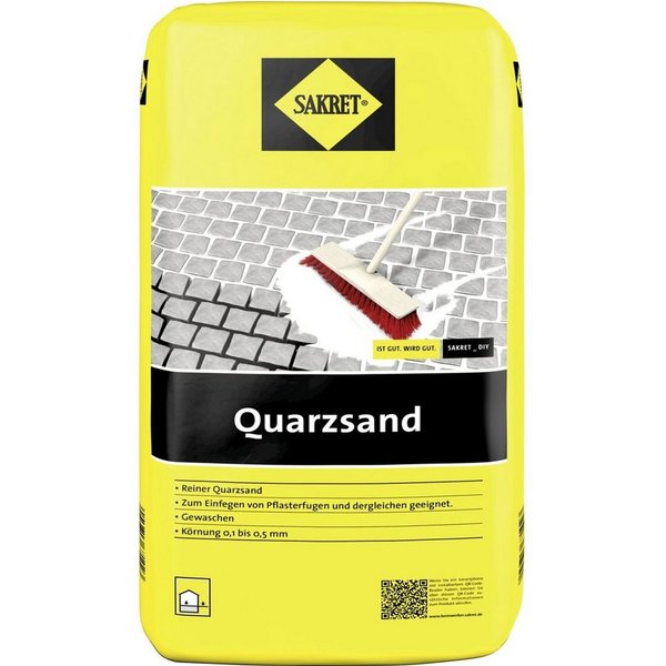 Sakret Fugenmörtel SAKRET Quarzsand 0,1 - 0,5 mm natur 10 kg