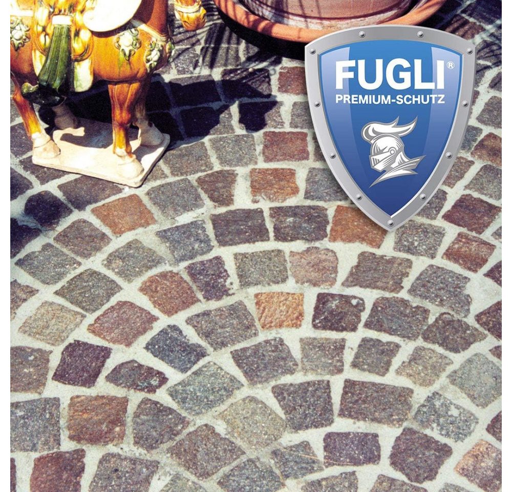 FUGLI® Fugenmörtel Pflasterfugenmörtel, 12,5 kg, Verfugung von Pflaster-, Platten- und Klinkerflächen – Bild 2 von 5
