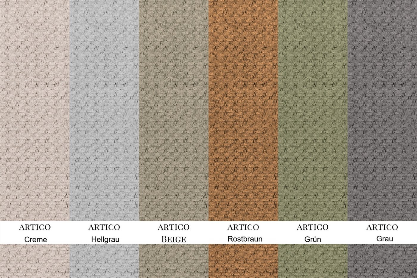 Fun Möbel Ecksofa Designersofa CELES PREMIUM in Stoff Artico (266cm x 165cm), Rundumbezug, inkl. 2 Zierkissen – Bild 4 von 4