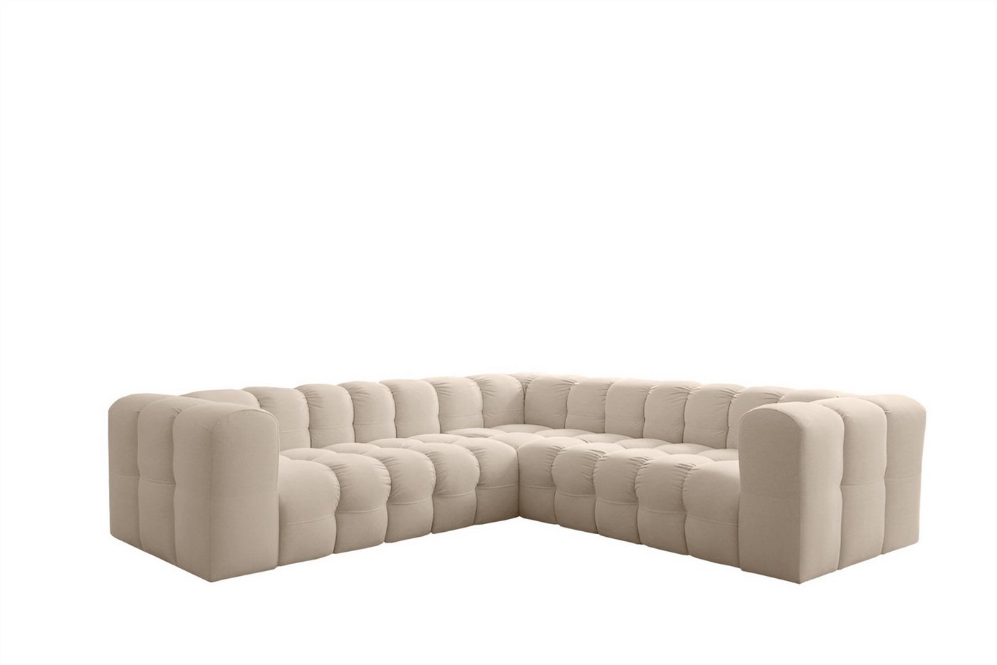 Fun Möbel Ecksofa Designersofa SOLVIE XS Universal in (270cm), Stoff Moly oder Tiffani – Bild 2 von 4