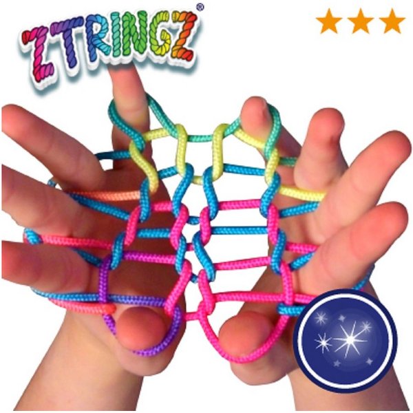 Fun Trading Lernspielzeug Schnurspiel, Fingertwist, ZTRINGZ, Fadenspiel, Fingerspiel (1-St), Motorikspiel, Geschenke, Ideal für Kinder und Erwachsene