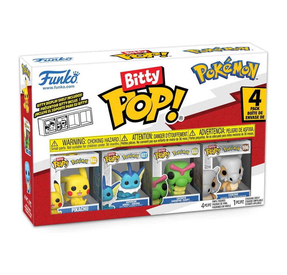 Funko Merchandise-Figur Pokémon Bitty - 4er-Pack Series 1 2 cm #81132 – Bild 3 von 5