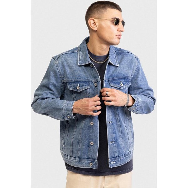 REDEFINED REBEL Funktionsjacke Redefined Rebel Jacket RRAiden Jacket Denim REGULAR FIT