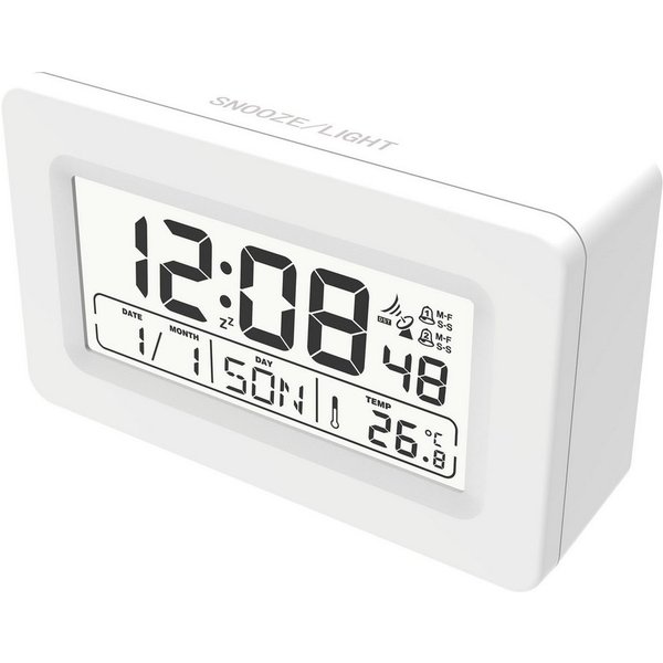Miraval Funkwecker Miraval Digitaler Funkwecker Basic DCF77, Temperaturanzeige, Snooze, Displaylicht