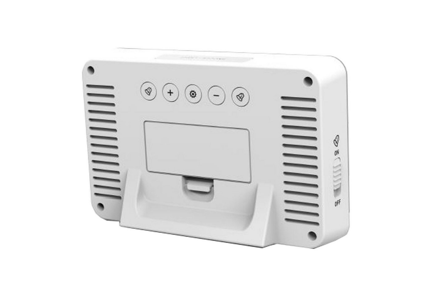 Miraval Funkwecker Miraval digitaler LCD-Funkwecker Datum Temperatur 2 Alarme Hintergrundbeleuchtung Digital Funkuhr – Bild 2 von 2