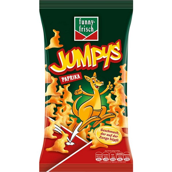 funny-frisch Knabberei, Funny frisch Jumpys Kängerus mit feinem Paprikageschmack 75g