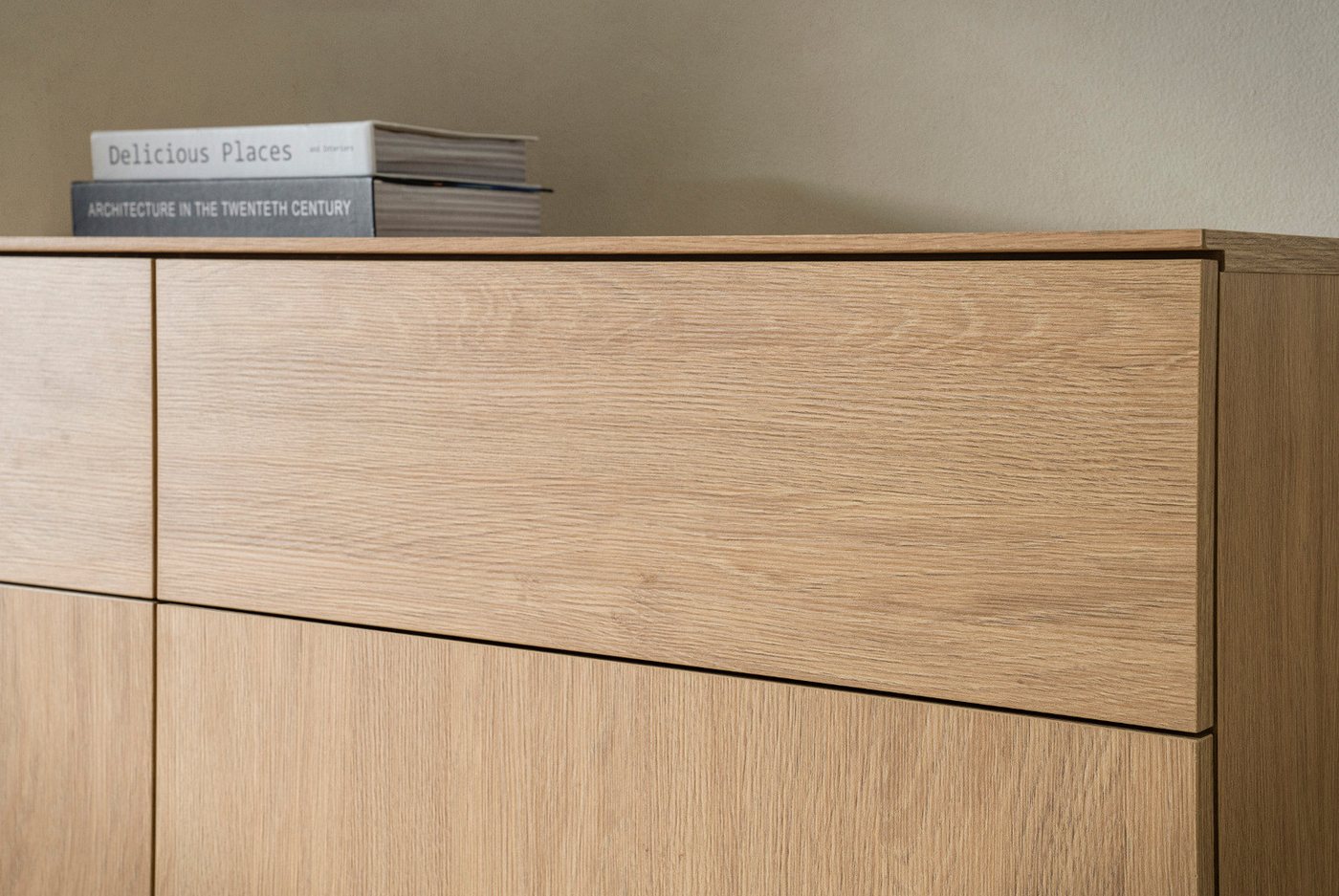 Furn.Design Sideboard Breda (Kommode in Eiche Dekor, 115 x 98 cm), mit Push-To-Open-Funktion – Bild 4 von 5
