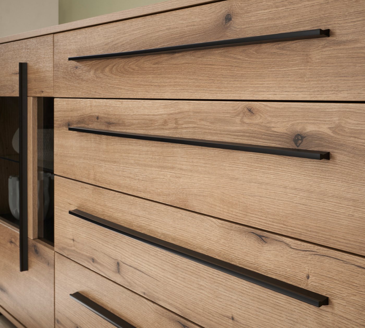Furn.Design Sideboard Design-D (Anrichte in Evoke Eiche Dekor, 200 x 86 cm), mit Soft-Close-Funktion – Bild 4 von 5