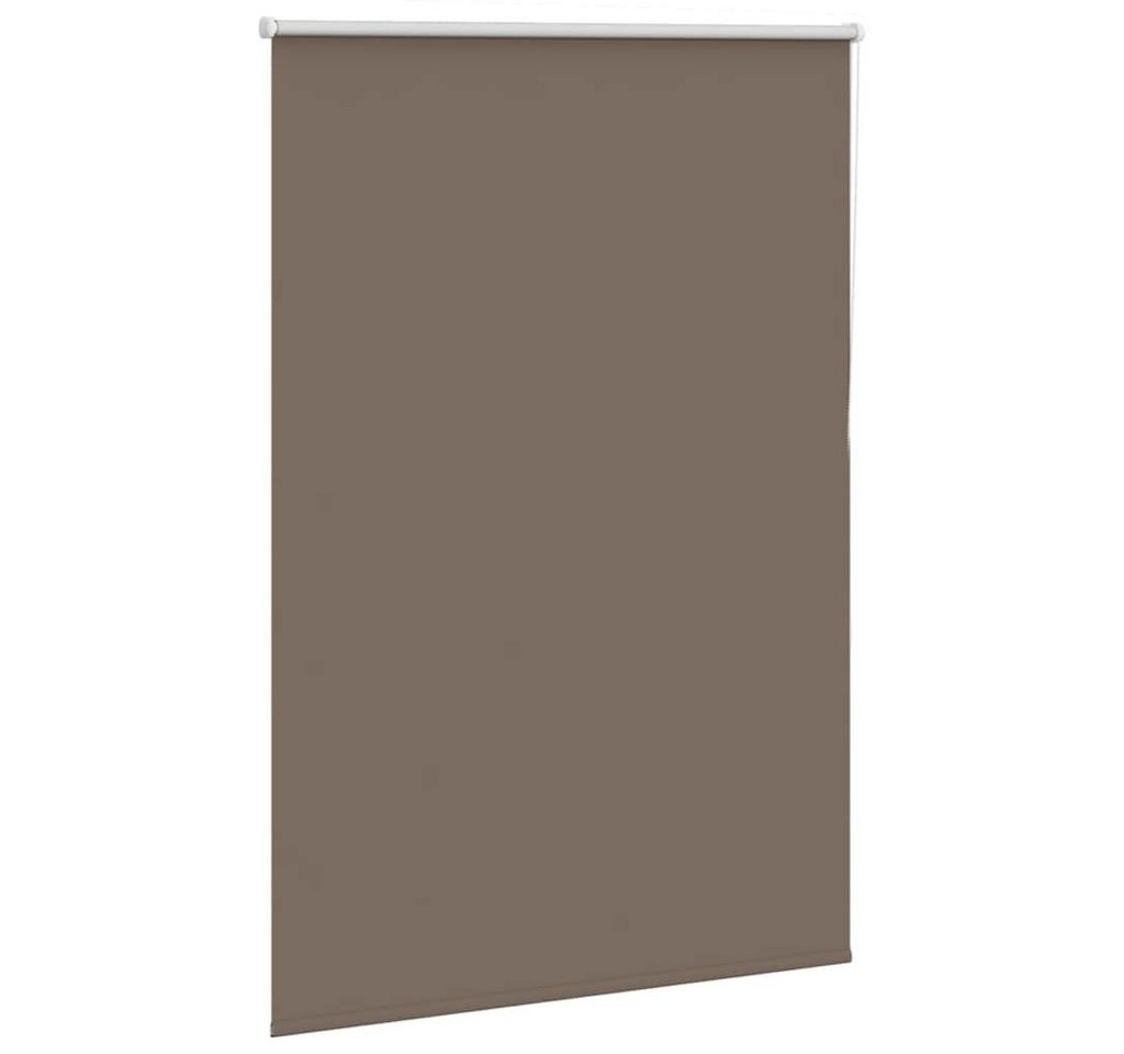 Verdunklungsrollo Verdunkelungsrollo 105x150 cm Kaffeebraun, furnicato, Bohrlose Montage mit Klemmträger für Fenster-Sichtschutzrollo – Bild 3 von 5