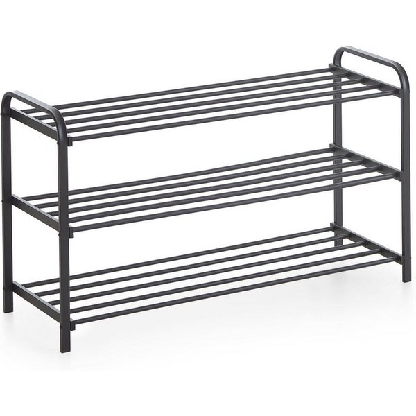 furnling Schuhregal Littleo, 3 Fächer mit Platz für 15 Paar Schuhe, schwarz, Höhe 49 cm