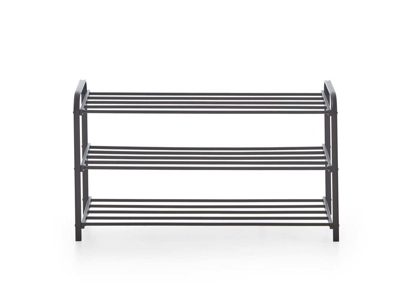 furnling Schuhregal Littleo, 3 Fächer mit Platz für 15 Paar Schuhe, schwarz, Höhe 49 cm – Bild 3 von 5