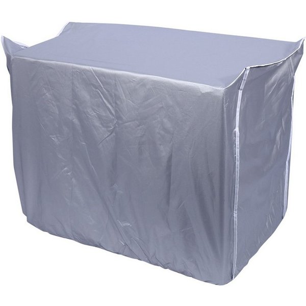 FUROKOY Abdeckhaube Regen-, wasser- und sonnensichere Klimageräteabdeckung für Außengeräte 86x32x56cm, Futterfarbe zufällig