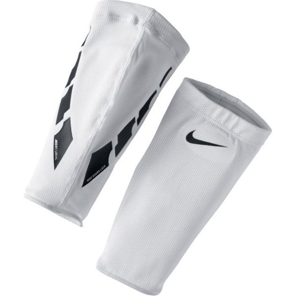 Nike Fußball Schienbeinschoner Nike Performance Guard Lock Elite Sleeves Weiß