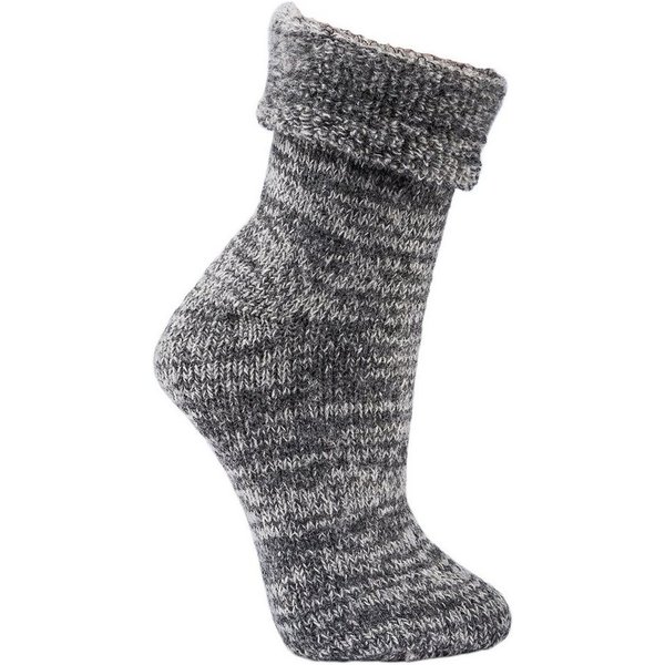 FussFreunde Kuschelsocken 2 Paar extra-warme Thermo Kuschel-Umschlagsocken Haussocken Wollsocken (2 Paar) vollplüsch-gefüttert, extra wärmend