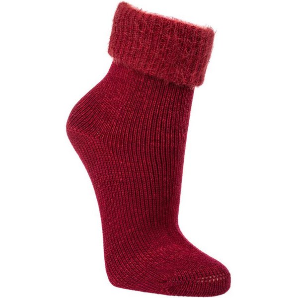 FussFreunde Kuschelsocken 2 Paar softe Kuschelsocken, Flausch-Söckchen, Umschlagsocken für Damen (Packung, 2 Paar) weich und flauschig, atmungsaktiv, hautsympat