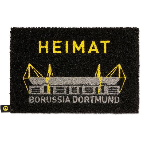 BVB Fußmatte BVB-Fußmatte, rechteckig, Höhe: 2 mm
