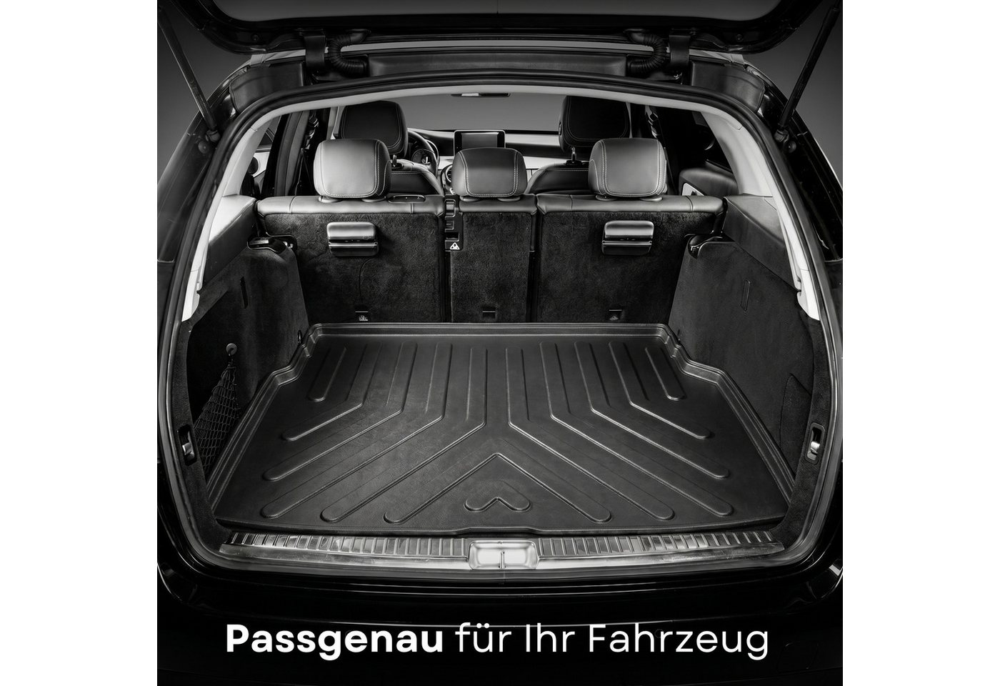 fussmattenprofi.com Auto-Fußmatte 3D Kofferraummatte passend für VW Golf 8 Baujahr ab 2019 (1 St), Volkswagen Golf – Bild 2 von 5